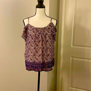 Joie blouse in red white and blue